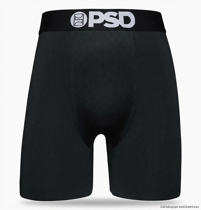 PSD Men's Simple Style Black Shorts