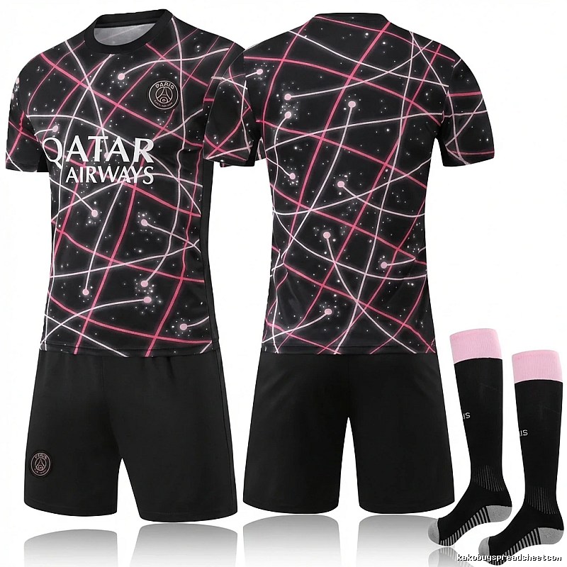 PSG Starry Sky Style Black Jersey