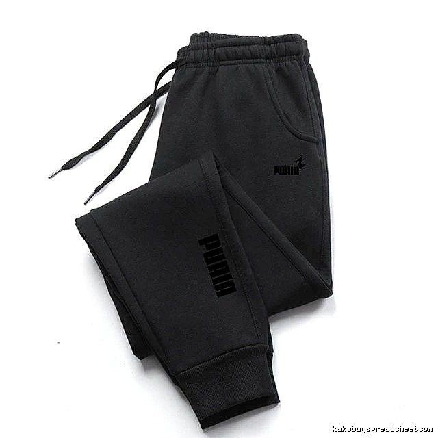 Puma Classic Sweatpants Black Drawstring Sweatpants for Daily Styling