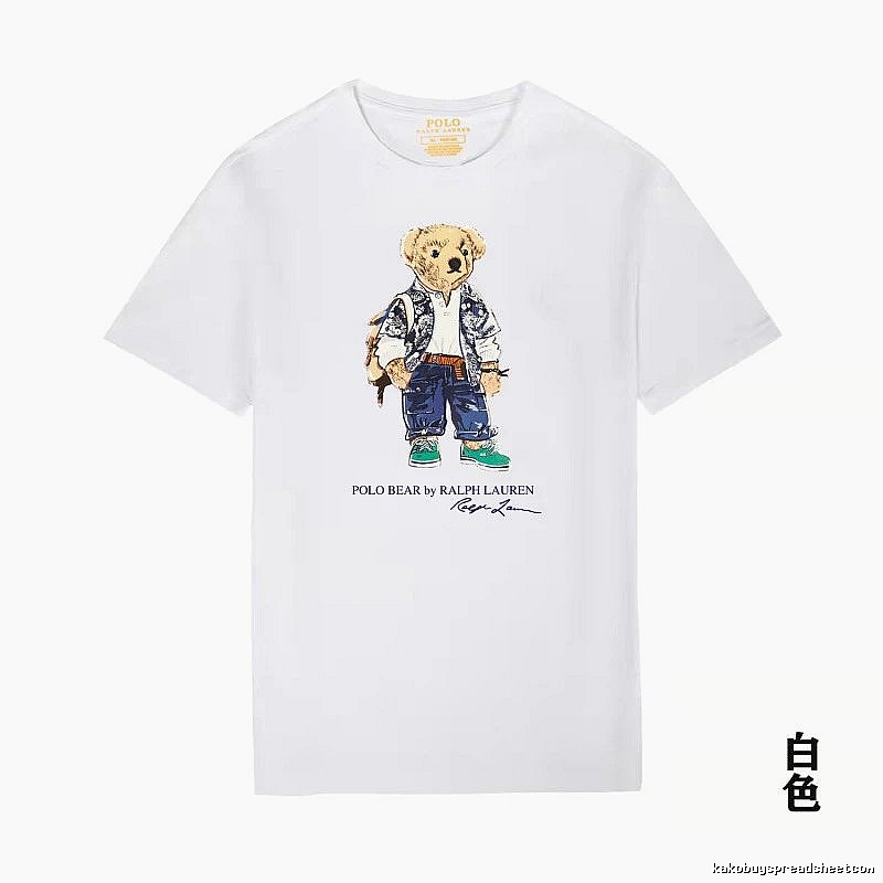 Ralph Lauren Bear Series White T-shirt