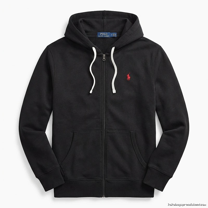 Ralph Lauren black casual style hoodie