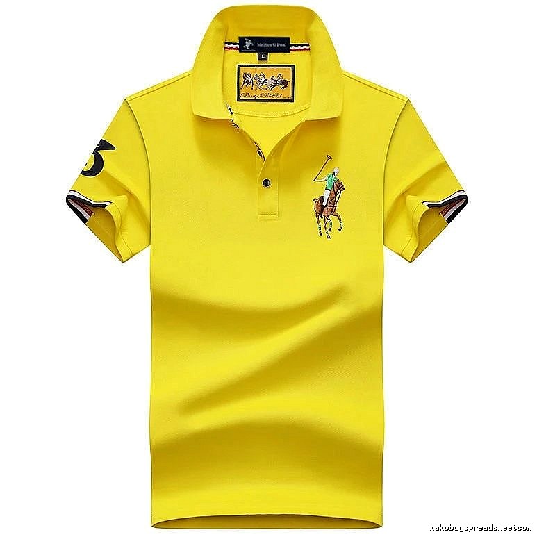 Ralph Lauren Classic Yellow polo shirt Bright Yellow Polo for Daily Styling