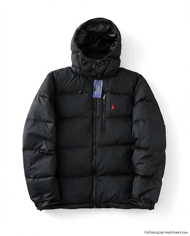 Ralph Lauren Polo Black Trendy Brand Down Jacket