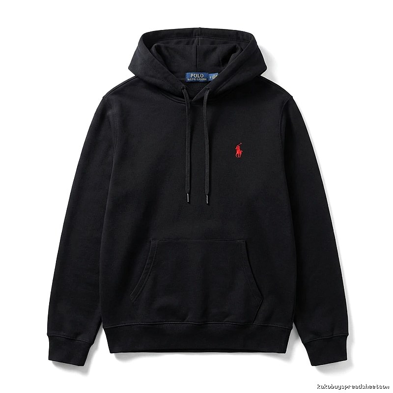 Ralph Lauren Polo hooded black sweatshirt