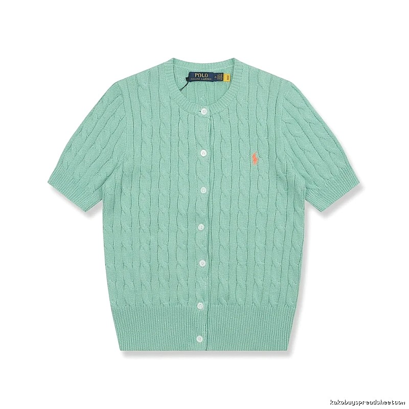 Ralph Lauren Polo light green knitted cardigan