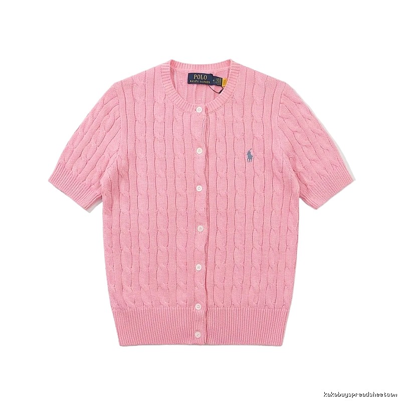 Ralph Lauren Polo pink knitted cardigan