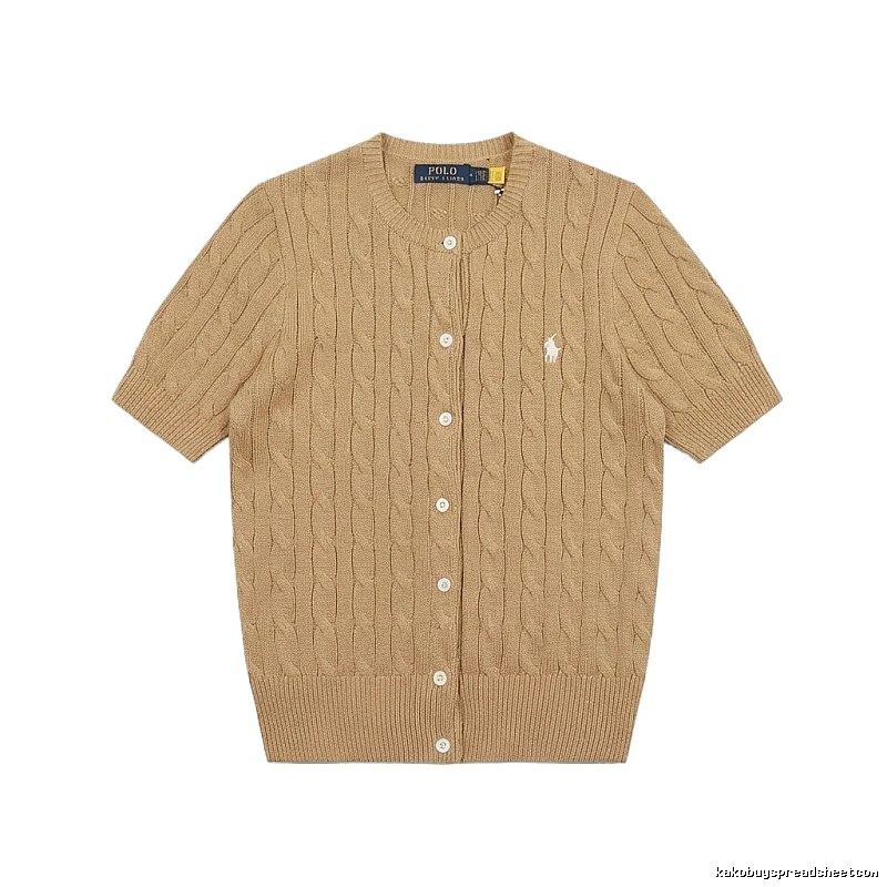 Ralph Lauren Polo Retro Brown Cardigan