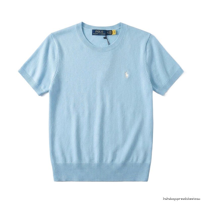 Ralph Lauren POLO simple style light blue short-sleeve