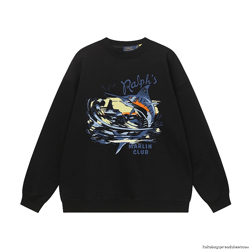 Ralph Lauren printed retro-style sweatshirt
