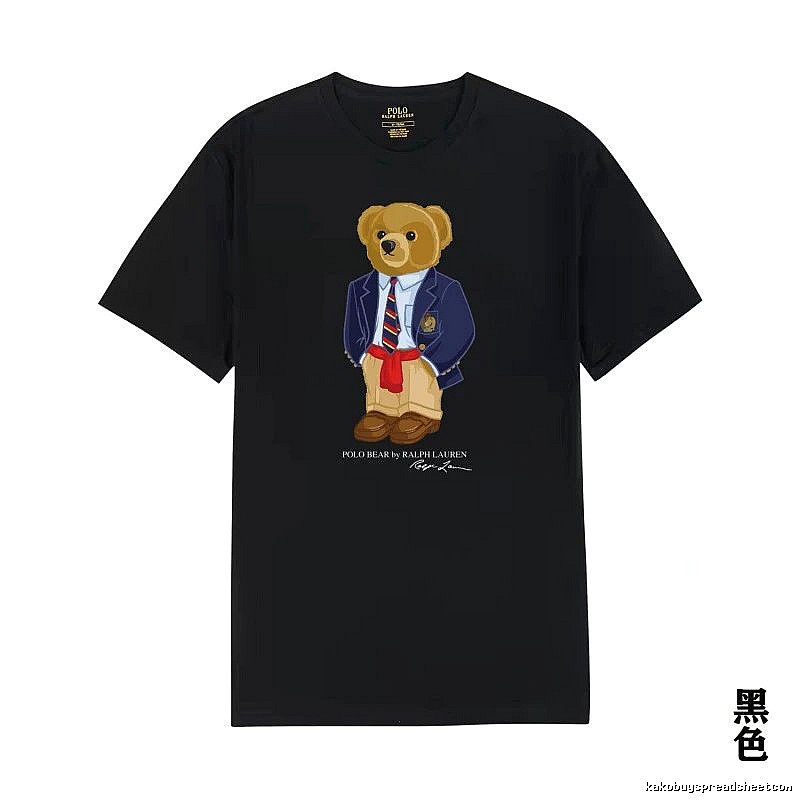 Ralph Lauren Teddy Bear Collection Black T-shirt