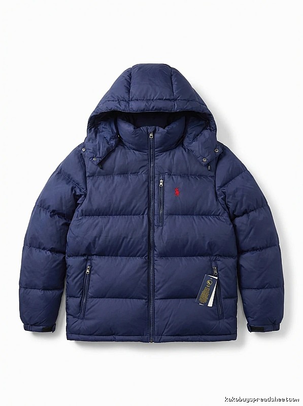 Ralph Lauren trendy brand blue down jacket
