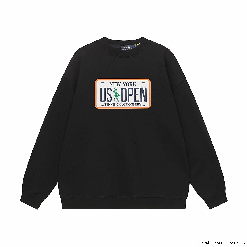 Ralph Lauren US OPEN Black Sweatshirt