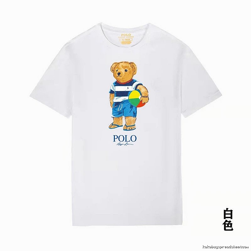 Ralph Lauren white T-shirt with teddy bear print