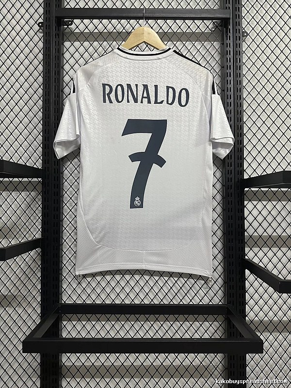 Real Madrid Streetwear Home soccer jersey White Real Madrid with Logo Accent Select Edition