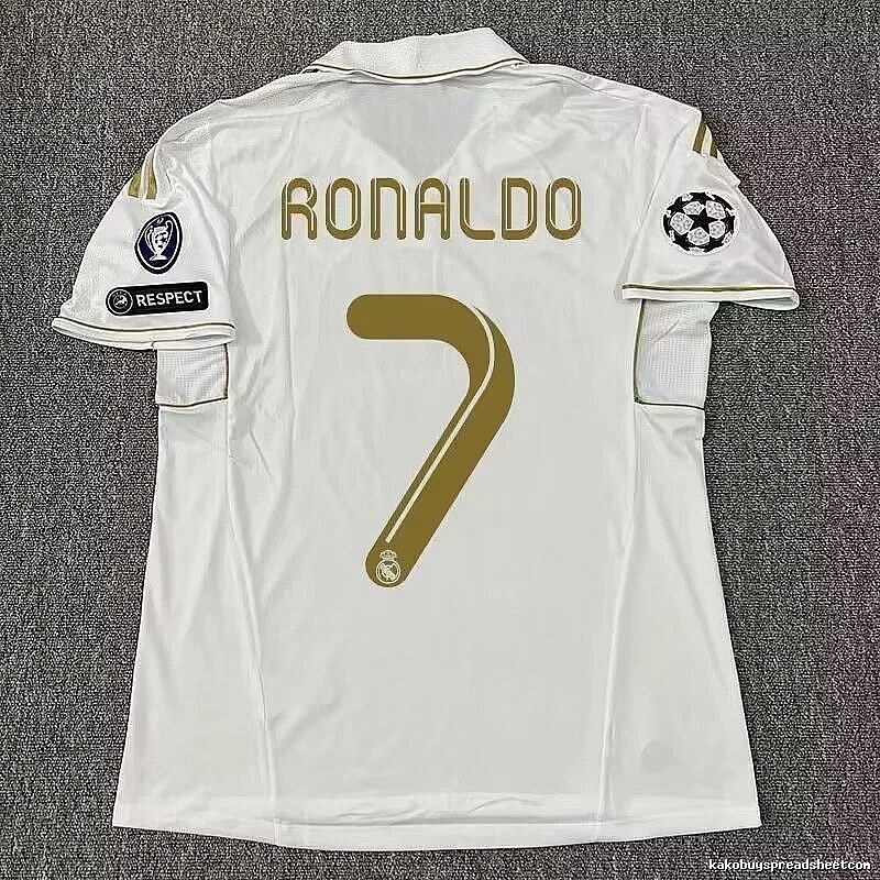 Real Madrid Urban Retro Teka soccer jersey White Retro Football with Casual Appeal