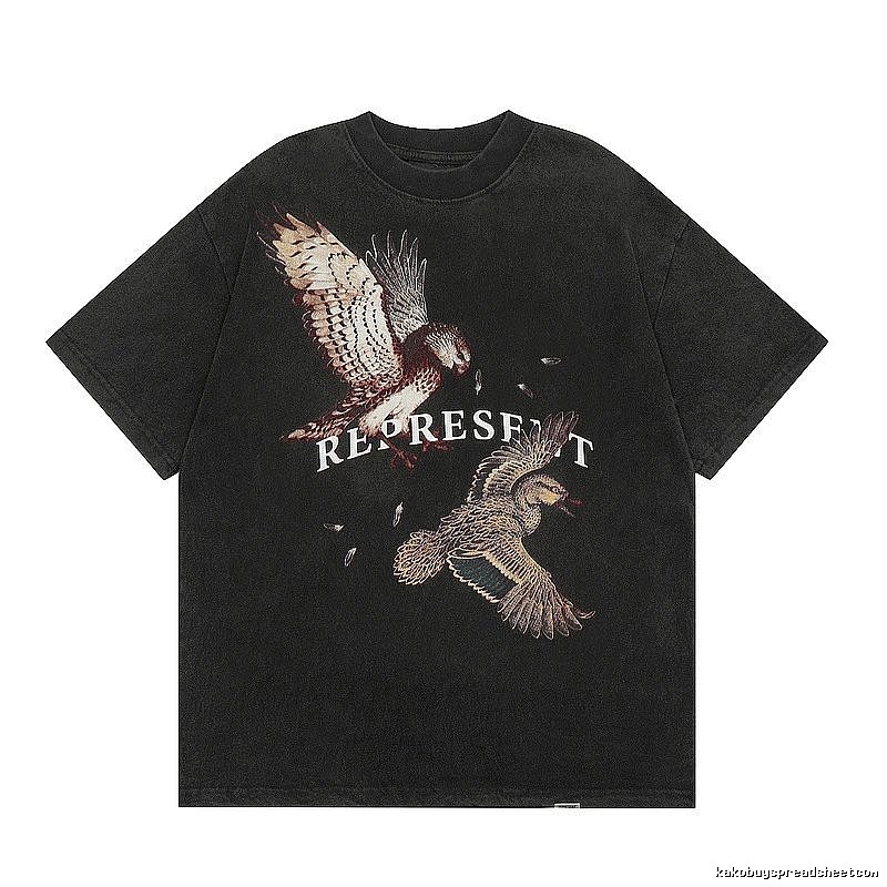 Represent Black Style 858 Owners Club T-Shirt Resort Wear Logo