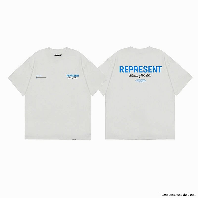Represent Club High Street Style White T-Shirt