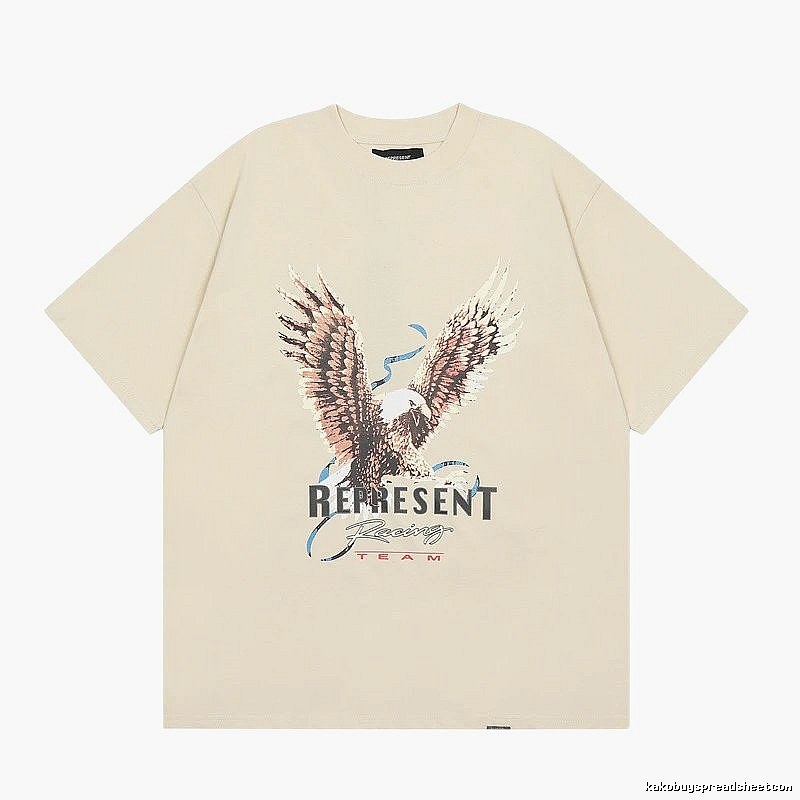 Represent Flying Eagle Vintage Beige T-Shirt