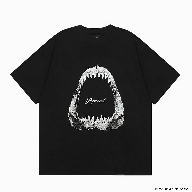 Represent Shark Jaw High Street Black Short Sleeve T-Shirt