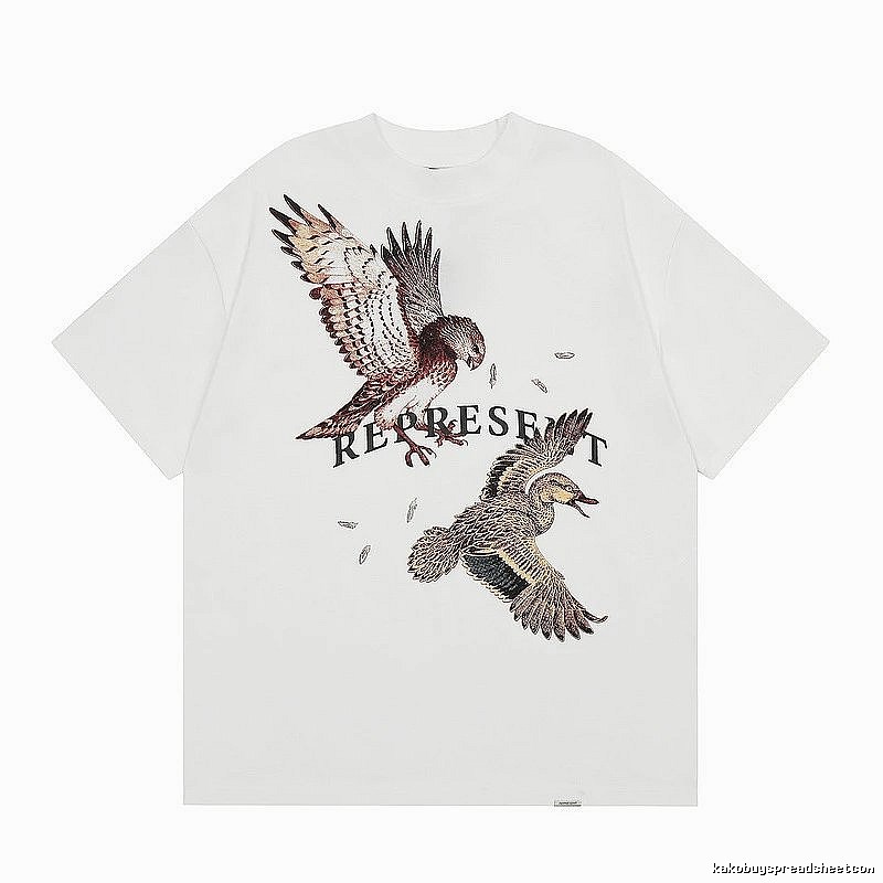 Represent White Style 858 Owners Club T-Shirt Active Casual Logo