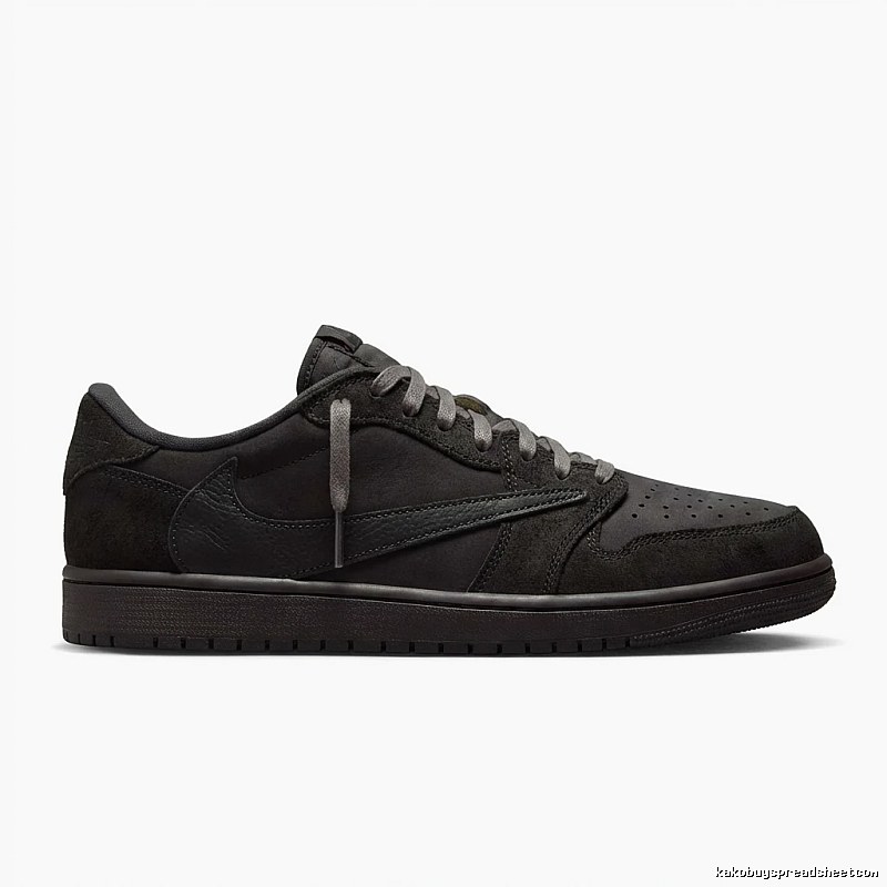 Retro-style black Jordan AJ1 shoes