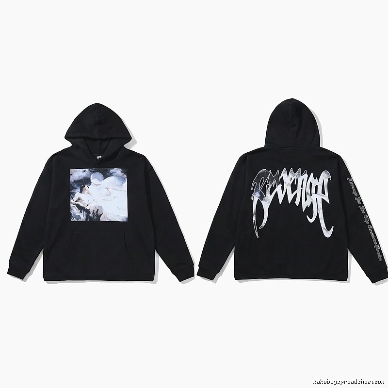 Revenge dark style black hoodie