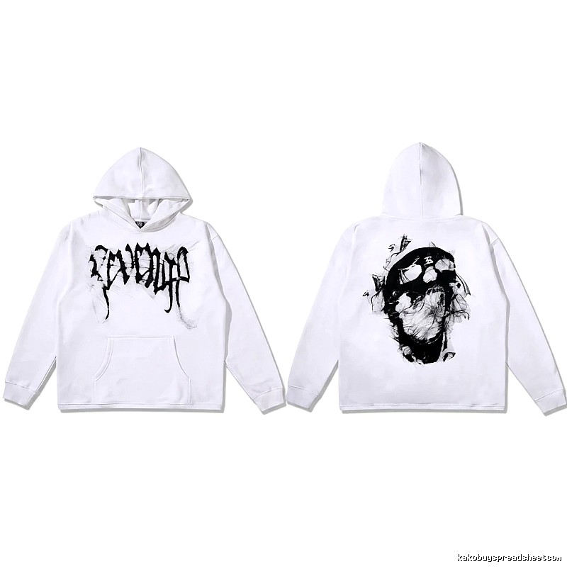 Revenge dark - style white hoodie