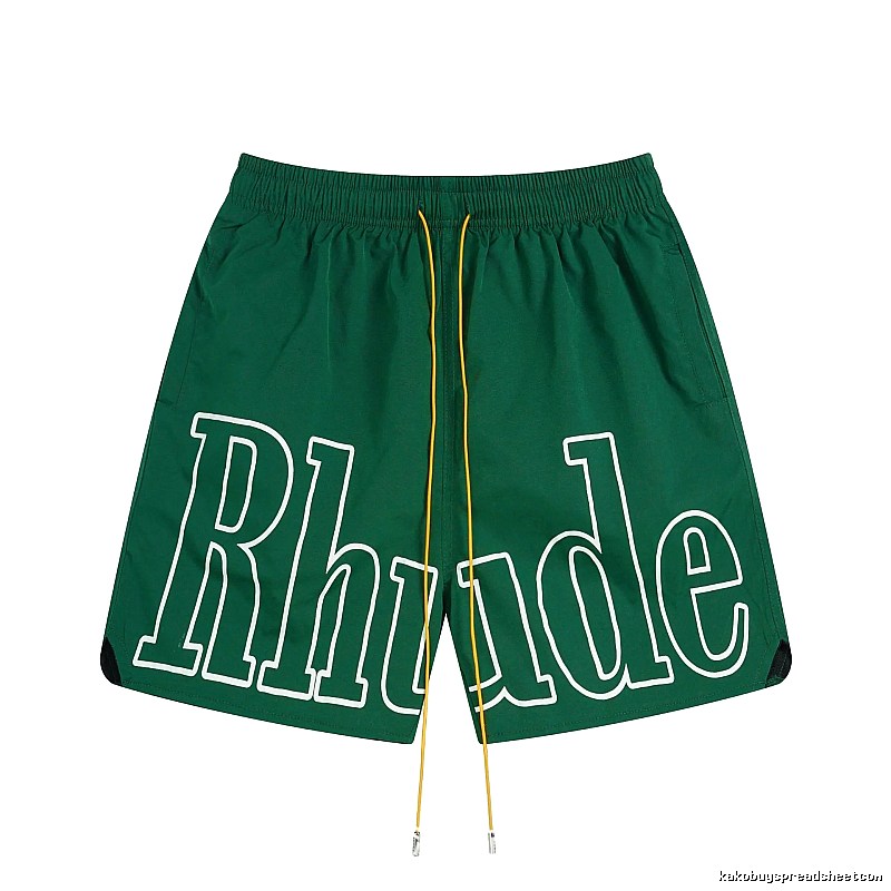 RHUDE letter trendy brand style shorts