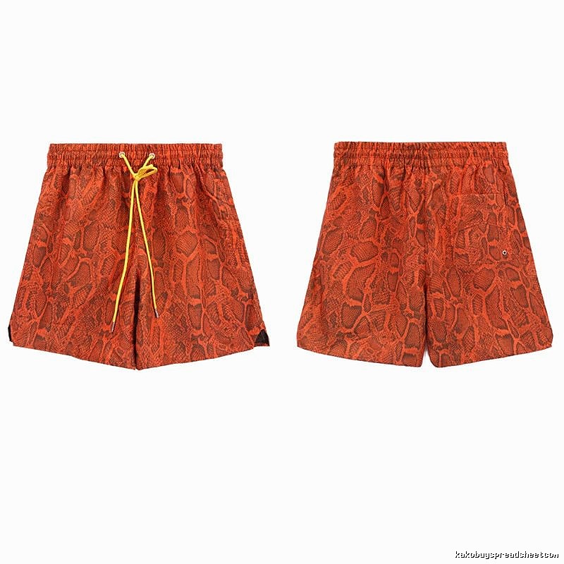 RHUDE Snake Pattern Retro Shorts