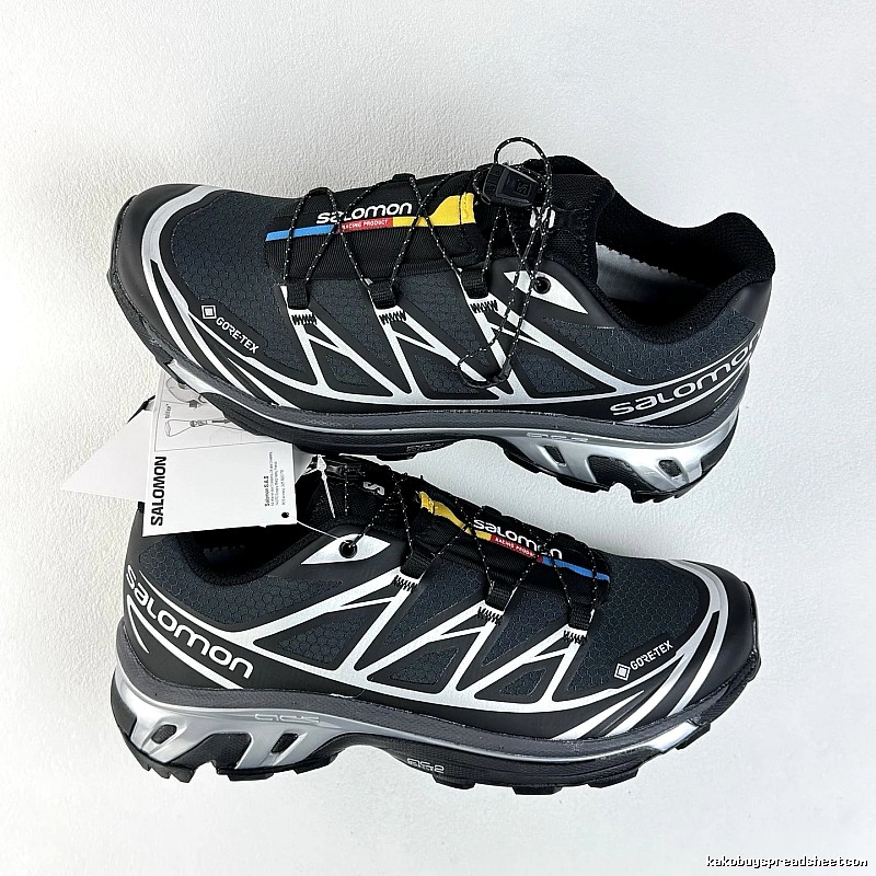 Salomon Black Treaded Trail Sole Trail Sneakers