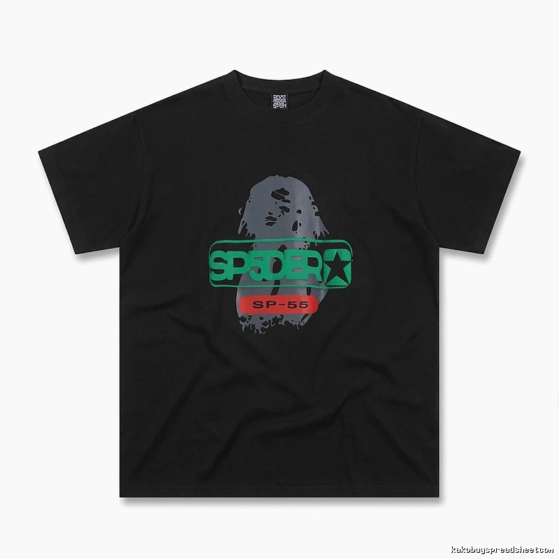 Sp5der Dark Cool Trend Short Sleeve