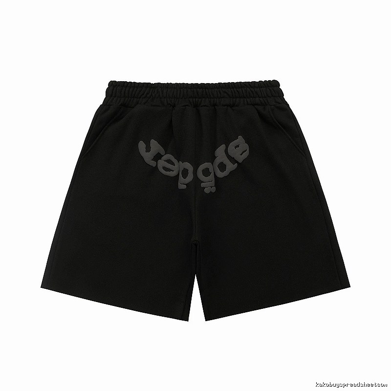 Sp5der letter trendy brand style shorts
