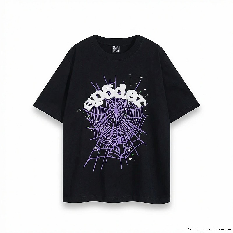 Sp5der Spider Web Dark Style T-shirt