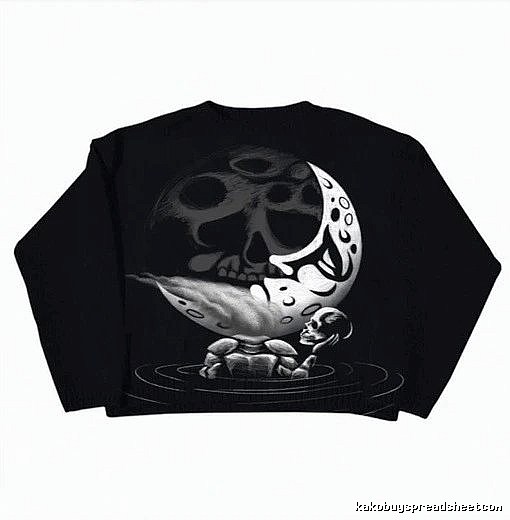 Sport Anime graphic sweater Black Knit Top for Warm Weather
