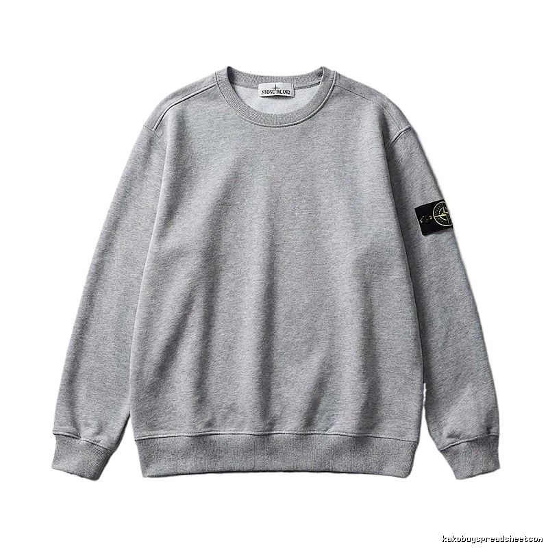 Stone Island basic grey sweatshirt