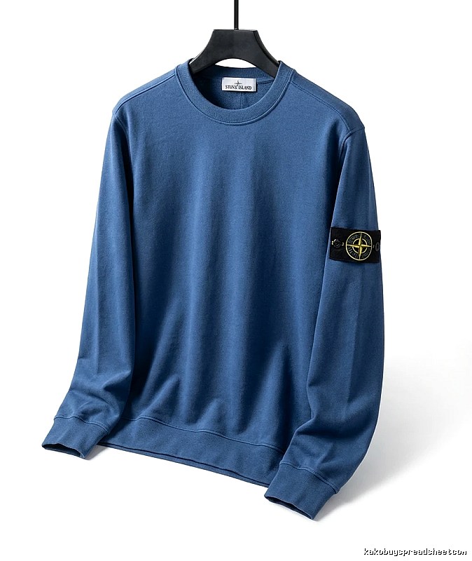 Stone Island blue casual sweatshirt