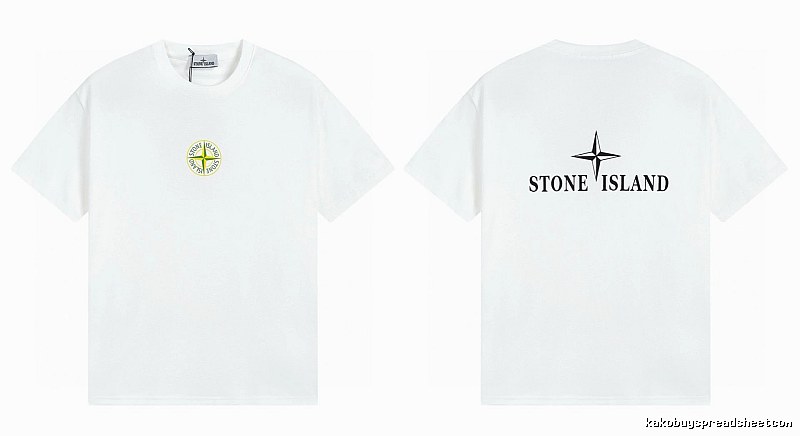 Stone Island Compass Series Street Style White T-Shirt