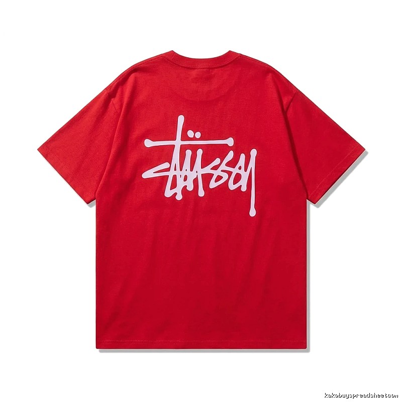 Stussy basic red T-shirt