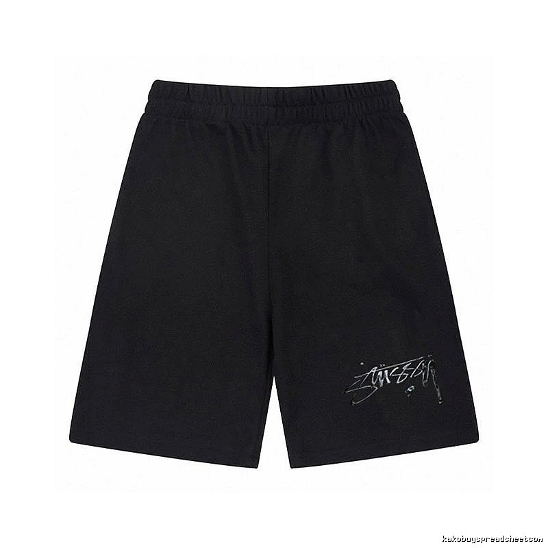 Stussy Basic Style Trendy Black Shorts