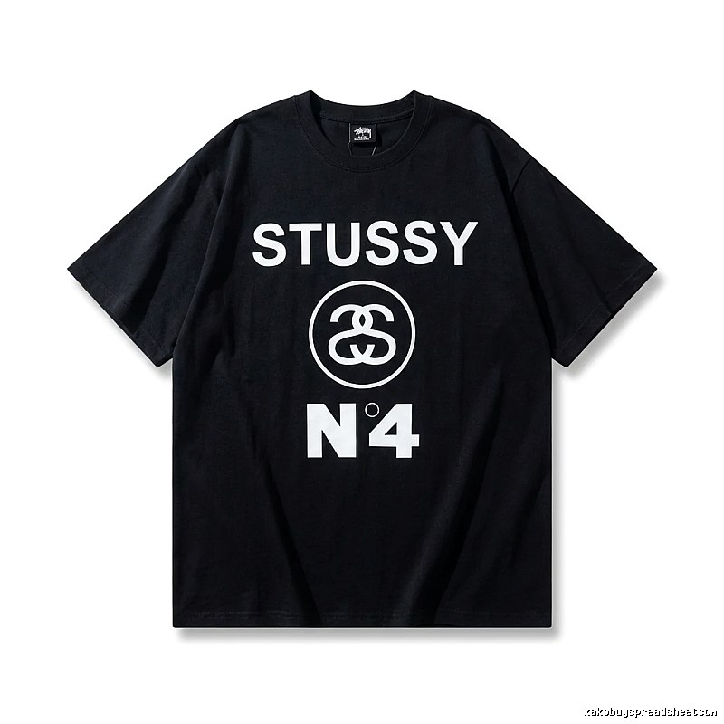 Stussy classic style black T-shirt