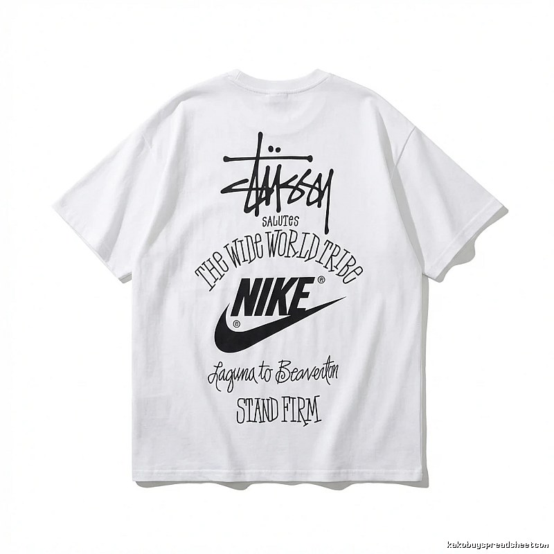 Stussy Co-branded Simple White T-shirt