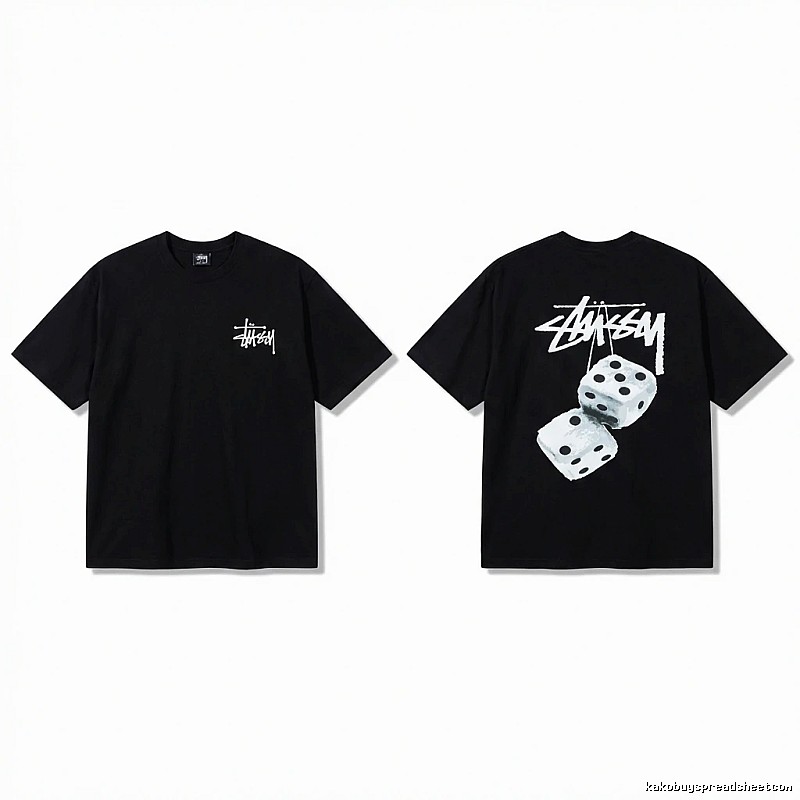 Stussy Dice Style Black T-shirt