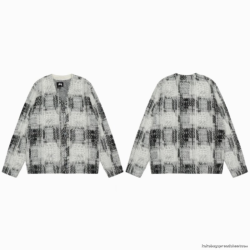 Stussy Gray Swirl Graphic SweatShirt Gift Ready