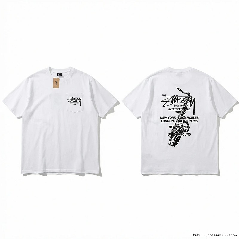 Stussy International Series Simple White T-shirt