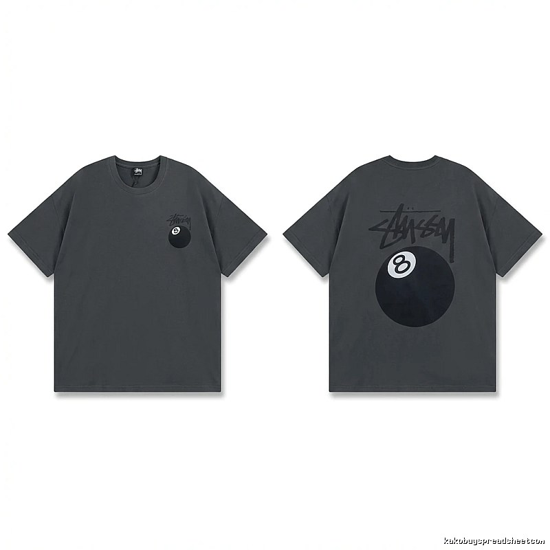 Stussy No.8 Retro Black T-shirt