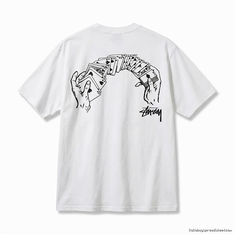 Stussy Poker Print Style T-shirt