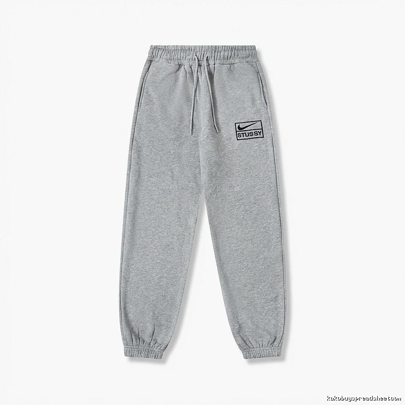 Stussy trendy brand grey casual pants