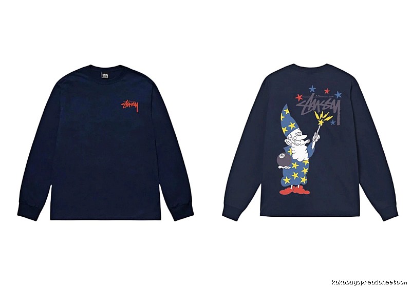 Stussy Wizard Series Dark Style Long-sleeve