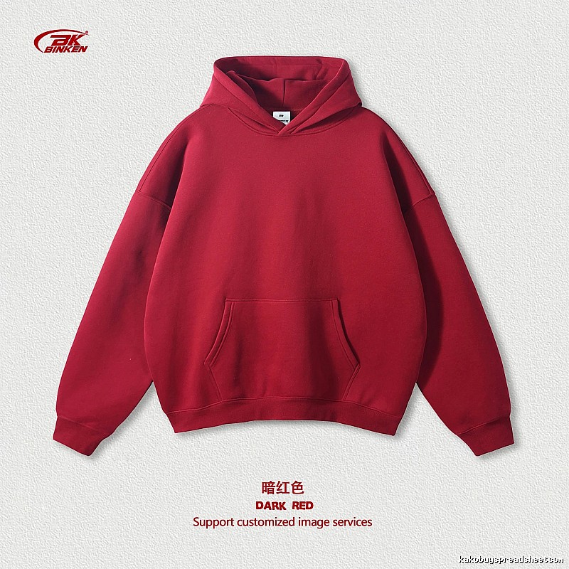 Summer Pullover hoodie Navy Blank Kangaroo with Bold Graphic