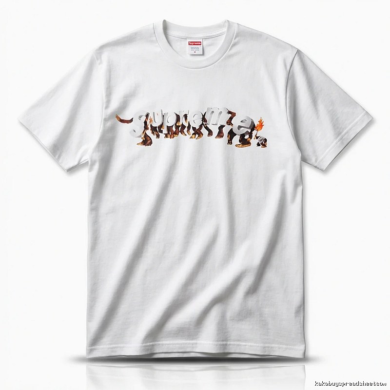 Supreme Animal Print White T-shirt
